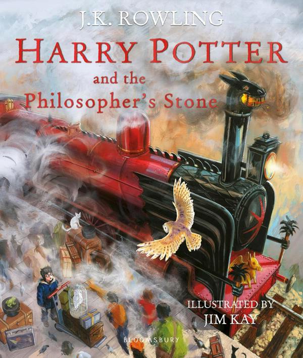 Harry Potter Illustrated 4 Books PAPERBACK (Harry Potter and The Chamber of Secrets, The Philosophers Stone, The Prisoner of Azkaban, Goblet of Fire)