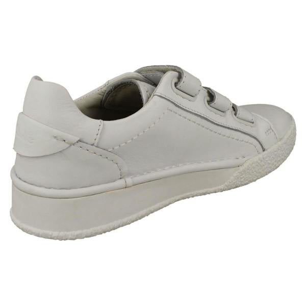 Clarks Ladies Clarks Hook And Loop Fastening Trainers CraftCup Strap