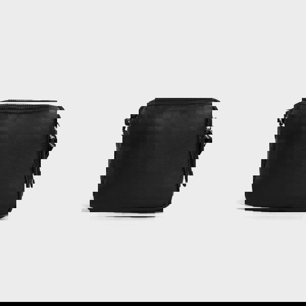 Assots London 'AVON' Black Soft Nappa Full Grain Real Leather Crossbody Bag