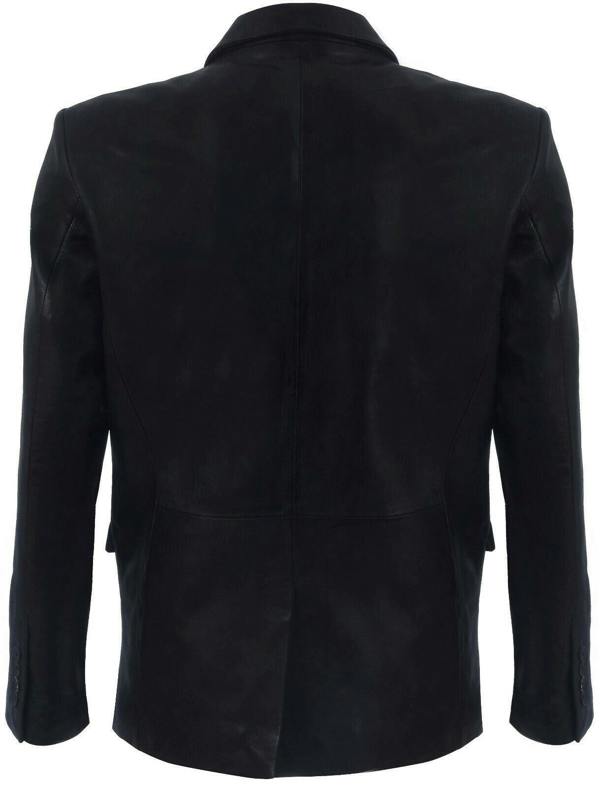 Infinity Leather Mens Jacket Leather Blazer Soft Italian Fitted Vintage Coat