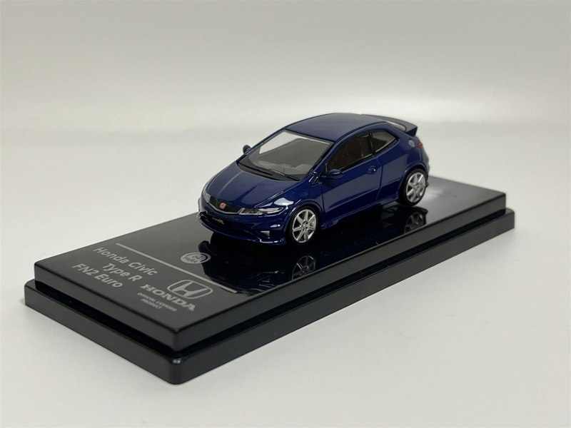 Paragon Honda Civic 2007 Type R FN2 Sapphire Blue LHD 1:64 Paragon 55396