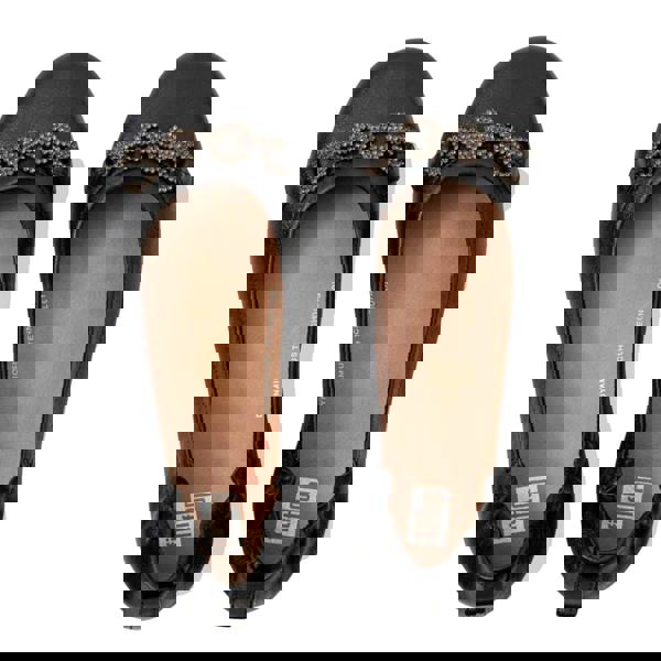 Fit Flop Womens/Ladies Allegro Sparkle Ballerina Flats - Black - 