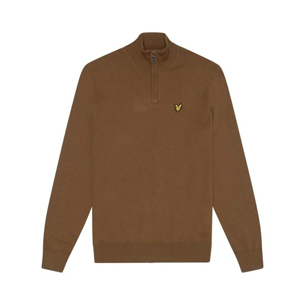 Lyle & Scott Mens Cotton Merino Jumper - Wild Nettle