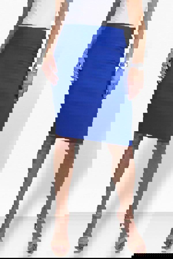 Paulo Due Women's Stretch Bodycon Pencil Skirt 22"