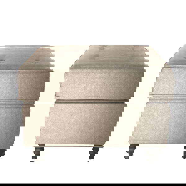 Oakland Marble Leather Footstool - 2