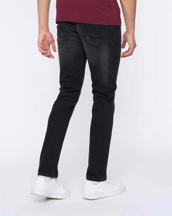 Duck and Cover Overburg Tapered Jeans Black