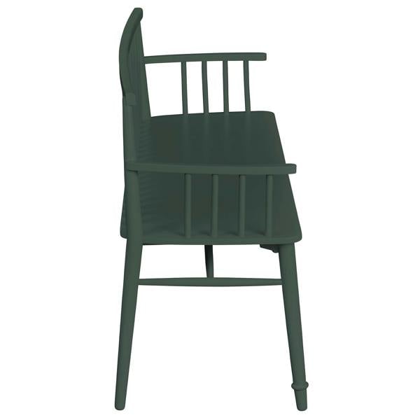 Statement Furniture Queensbury Bench with Back, Wooden Bench Seat