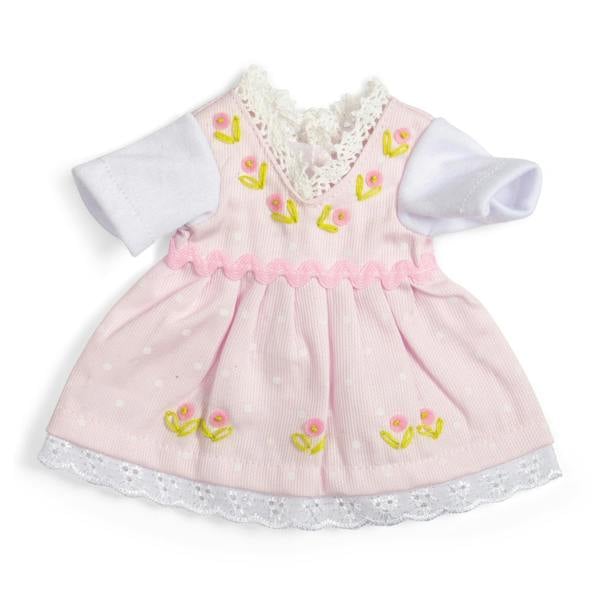 Bigjigs Toys Frilly Pink Dress for 25cm Rag Doll (Small)
