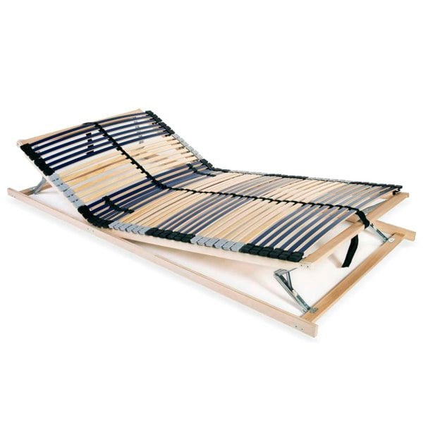 Berkfield Slatted Bed Base with 42 Slats 7 Zones 100x200 cm