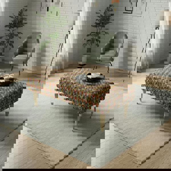 Modern Rectangular Non - Storage Ottoman Seating Stool for UK Homes - ISTOOLS
