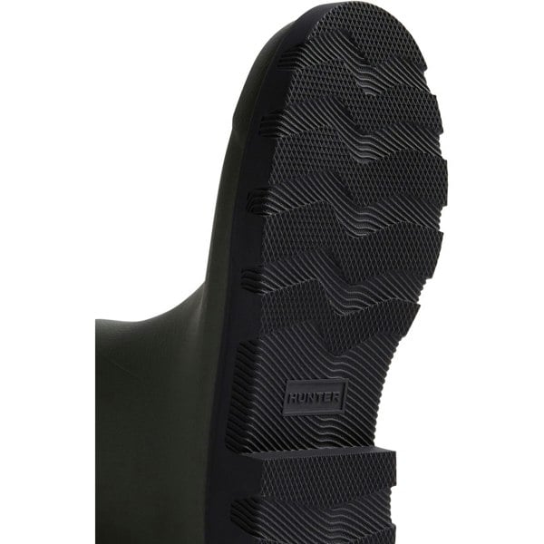 Hunter Downpour Adjustable Boot Rubber Men's Wellington Boots - Dark Olive/Black