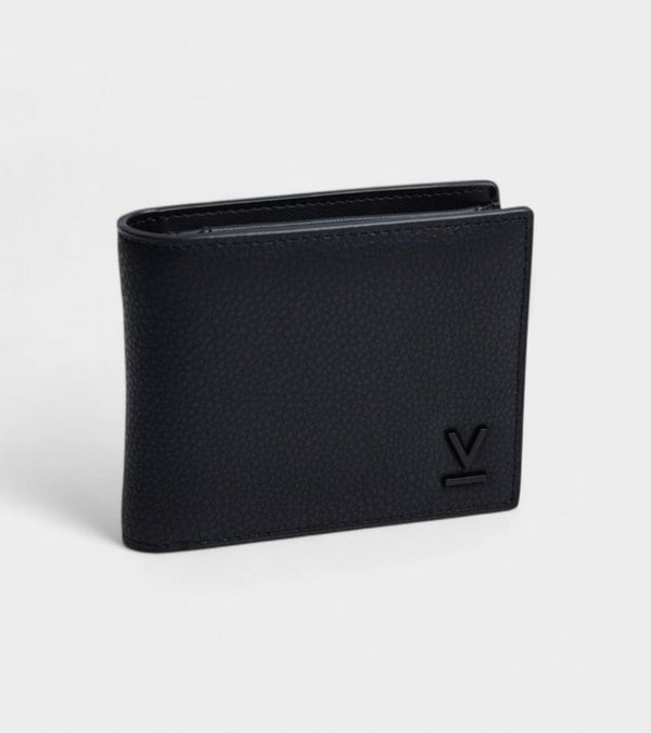 Votch Reuben Vegan Bio-Based Bamboo Coin Wallet in Black