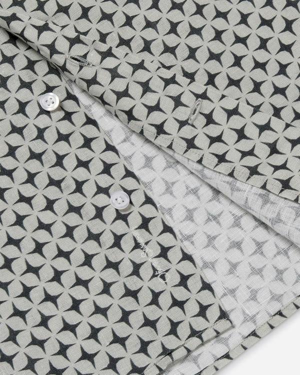 Oliver Sweeney Marvao Mens Linen Shirt - Blue