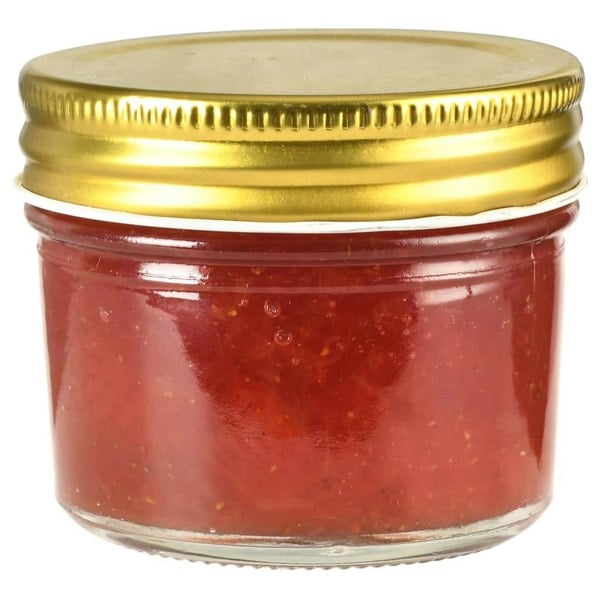 Berkfield Glass Jam Jars with Gold Lid 48 pcs 110 ml