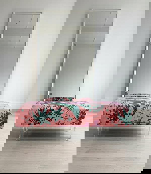 ISTOOLS Premium Lynx Dragon Velvet Footstool Ottoman – Handmade in the UK