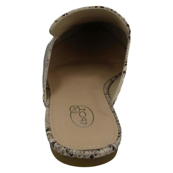 Spot On Ladies Spot On Closed Toe Mules F80455