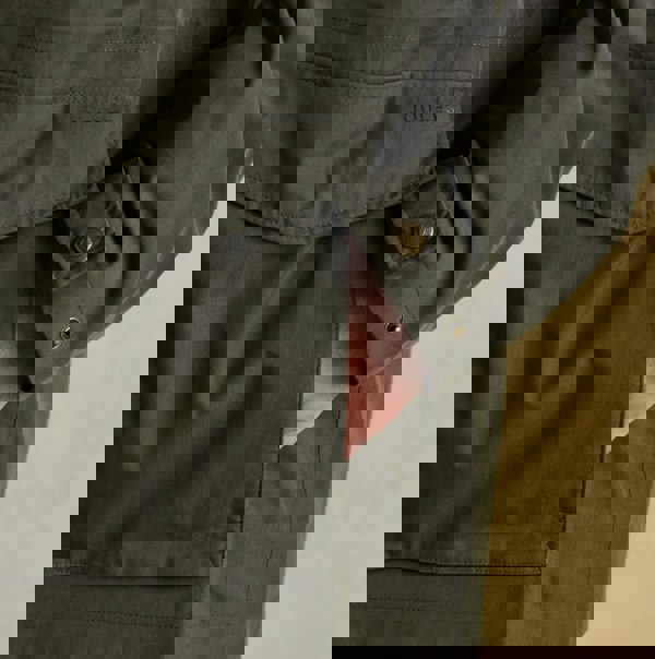 Joules PORTMAN Mens Green Waterproof Raincoat Green