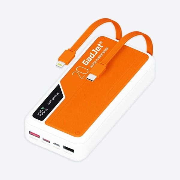 Rapid 20,000 mAh 4-in-1 Power Bank