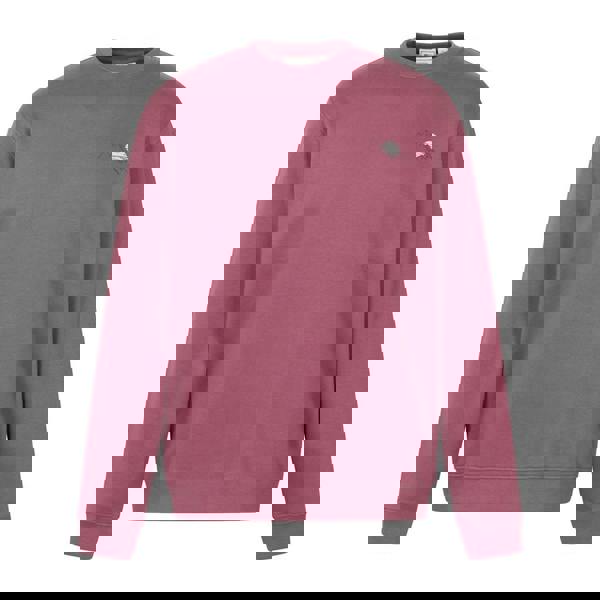 Mountain Warehouse Mens Mountain Scene Sweatshirt - Burgundy - 