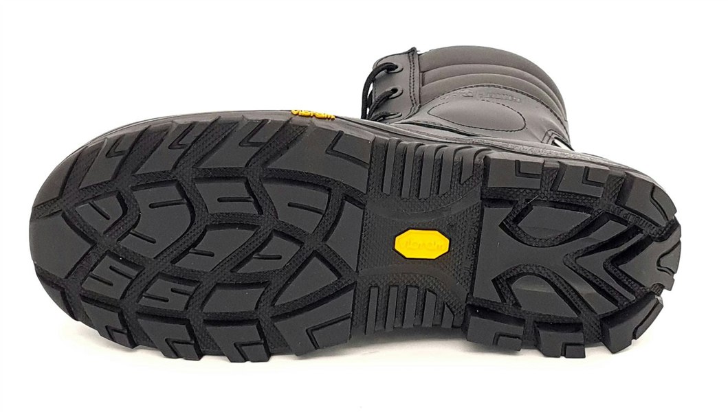 U-Power Leopard Leather Work Hi Leg Vibram Lace Up Toecap Midsole Work Boots