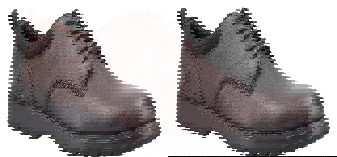 Hush Puppies Dylan Mens Casual Derby Lace Up Smart Leather Shoes