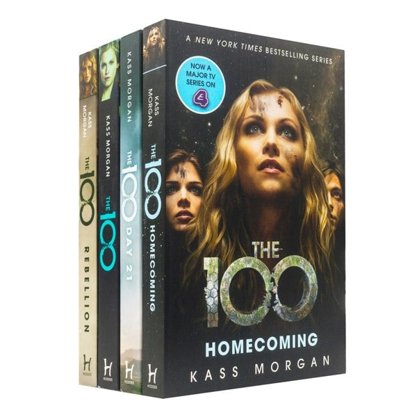 Hodder Kass Morgan 100 Series 4 Books Collection Set - The 100 The 100 Day 21 Homecoming Rebellion