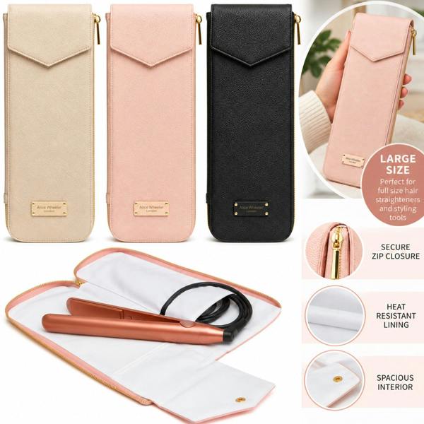 Alice Wheeler Heat Resistant Hair Styling Pouch