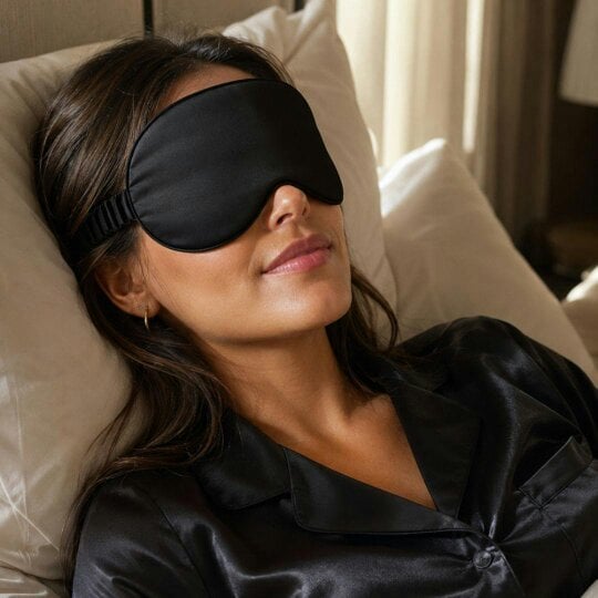 SMUG Satin Sleep Mask - Black