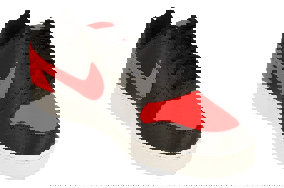 Nike Ebernon Low Mens Trainers Aq1775  004 - Black Habanero Red White 004 - Photo 3