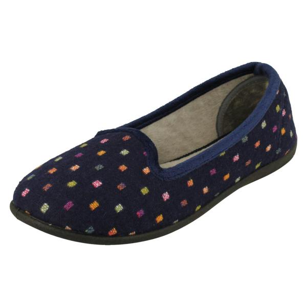 Padders Ladies Padders Slip On Textile Slippers - Albertine