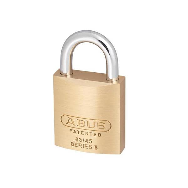 Abus Mechanical 83 Series Brass Body Padlock   - 45mm Carded - 