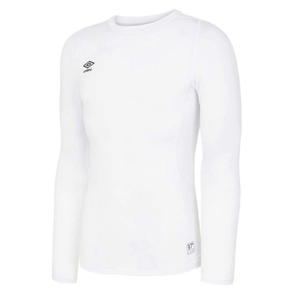 Umbro Childrens/Kids Core Long-Sleeved Base Layer Top - White - 