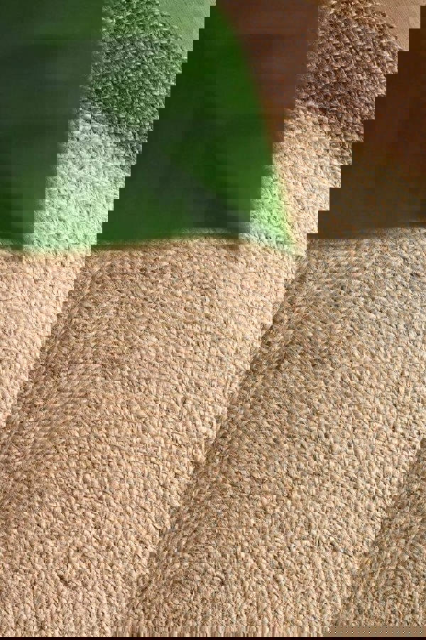 The Rugs Jutta Natural Round Jute Rug - Stylish & Comfort