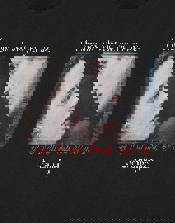 Twilight Womens Black Vampire Short Sleeved T-Shirt