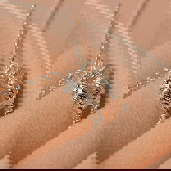 Pomeranian Dainty Chain Bracelet - Personalised - Sterling Silver - MYLEE London