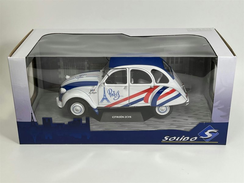 Solido Citroen 2CV6 Region Paris 1982 1:18 Scale 1805018