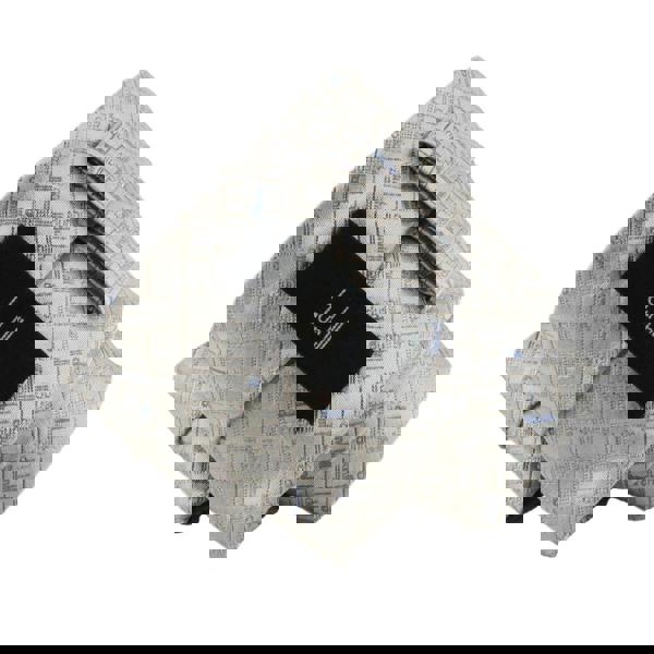 Dunhill Longtail Logo Silk Tie in Stone & Blue