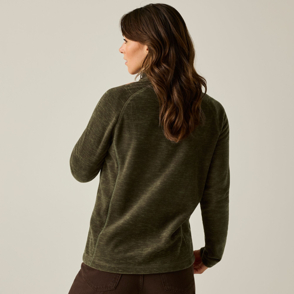 Regatta Womens Mayse Full Zip Fleece Jacket - Bark Green