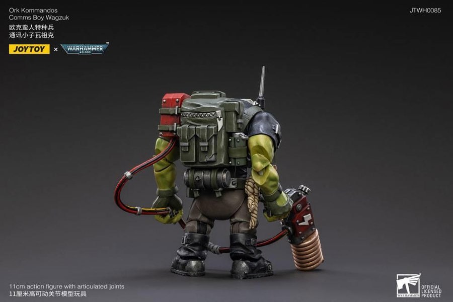 Joy Toys Warhammer 40K Ork Kommandos Comms Boy Wagzuk 1:18 Scale Joy Toy JT2979