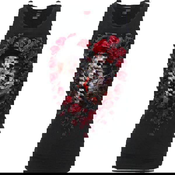 BE MINE - Razor Back Top Black