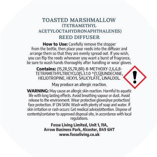 Fosse Living Toasted Marshmallow Reed Diffuser