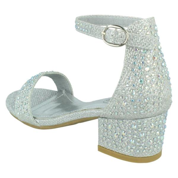 Spot On Girls Spot On Mid Block Heel Sandals H1112