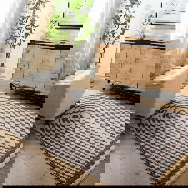 Livabliss Fossay Shag-Washable Beige Brown Modern High Pile Rug