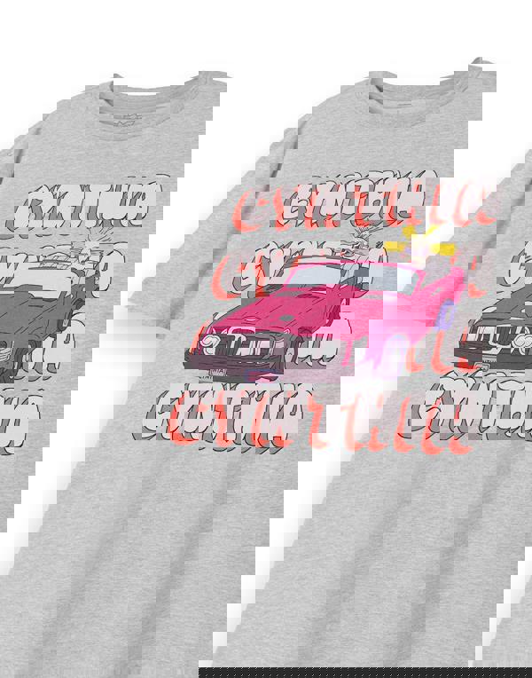 Rugrats Womens Grey Cynthia Car Short Sleeved T-Shirt