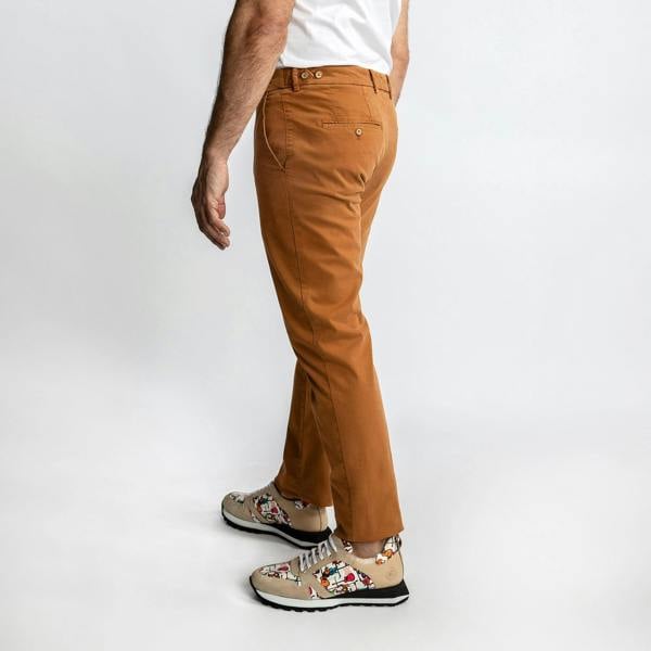 CLAUDIO LUGLI COLORED CHINO TROUSERS – Premium Men's Patterned Shirt by Claudio Lugli | Bold Design, Tailored Fit, Best Printed Shirts