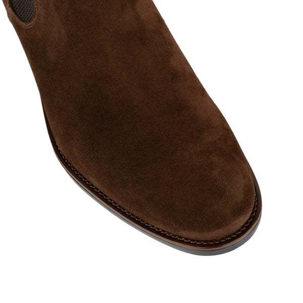Embassy London Eastwood - Brown - Men's Suede Chelsea Boot