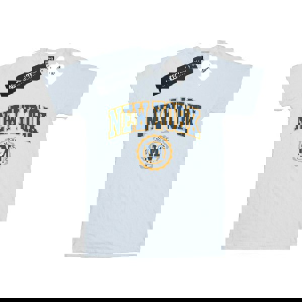 Disney Mens Mickey Mouse New York Seal T-Shirt - White