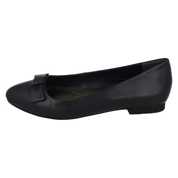 Leather Collection Ladies Leather Collection Flat Shoes