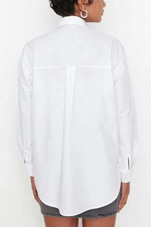 WOVCOR Loose Fit Cotton Woven Shirt
