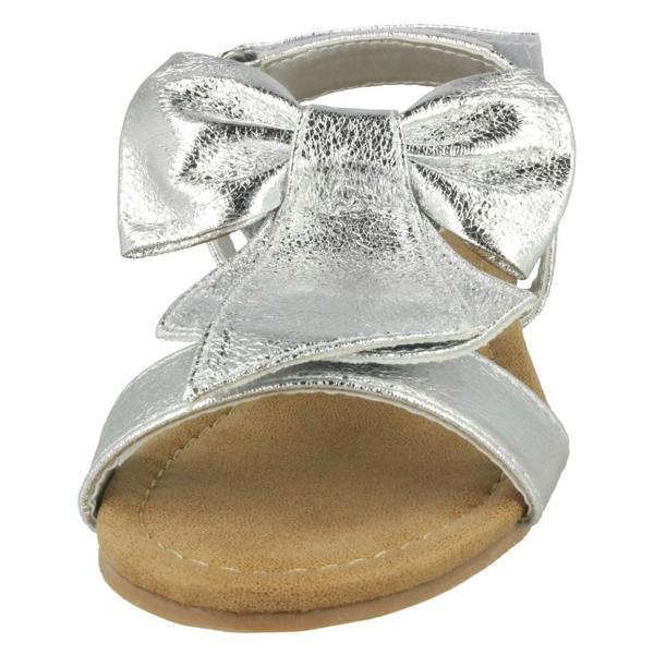 Spot On Girls Spot On Bow Trim Sandals